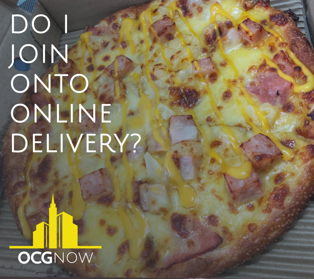 Pizza delivery depicting the need for online ordering marketing